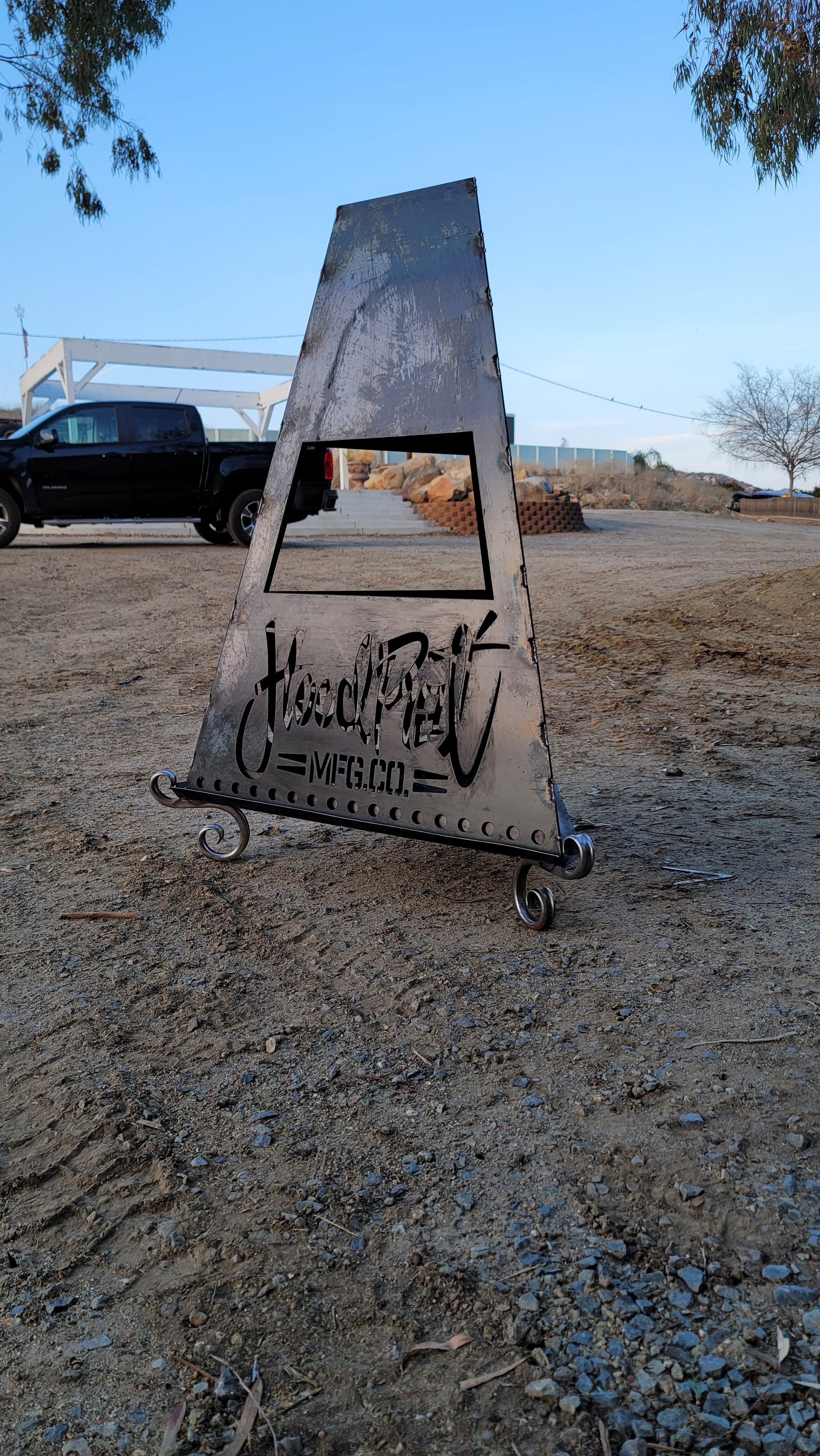 Custom logo fire pit