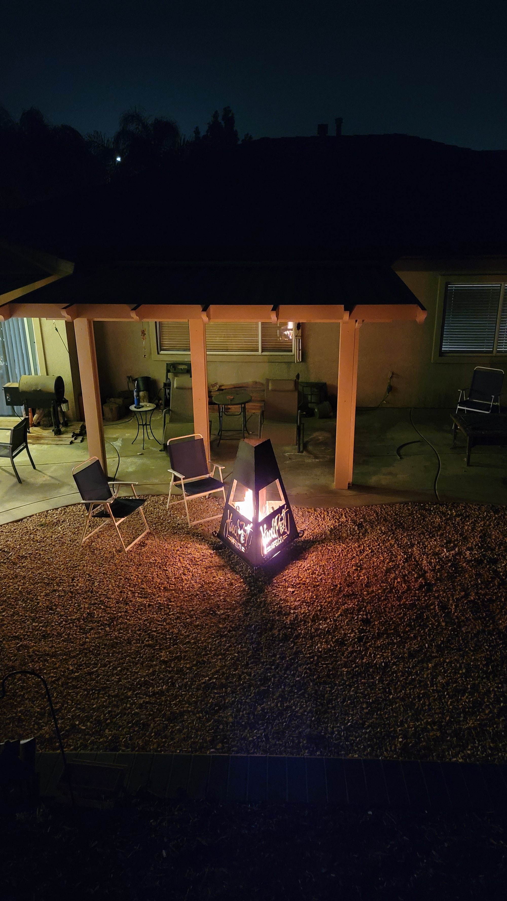 Custom logo fire pit