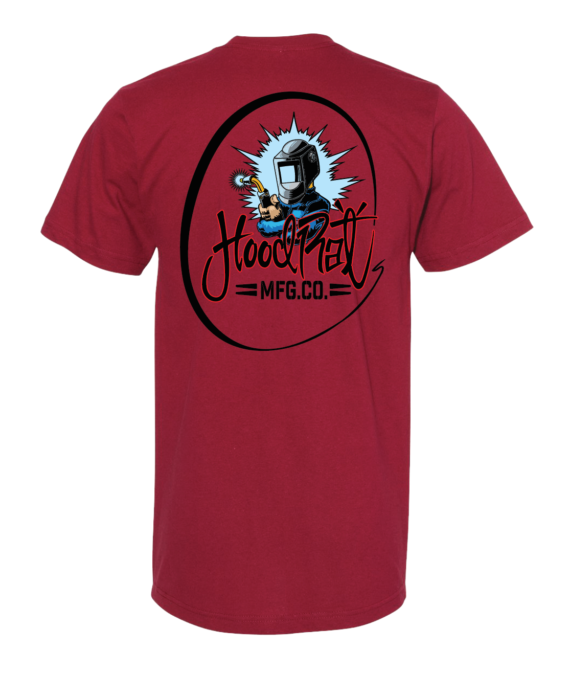 The MIG short sleeve cranberry T-shirt